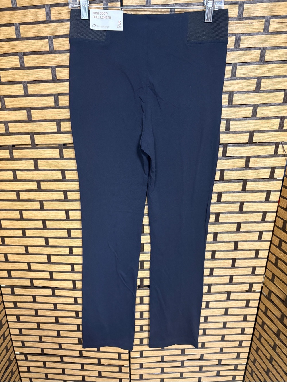 Soft surroundings blue mini boot pull on pants size small